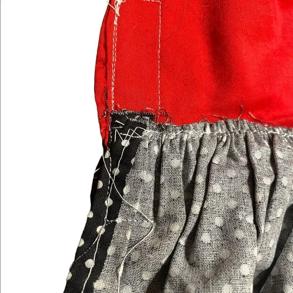 Softball Theme Polka Dot Doggy Dress